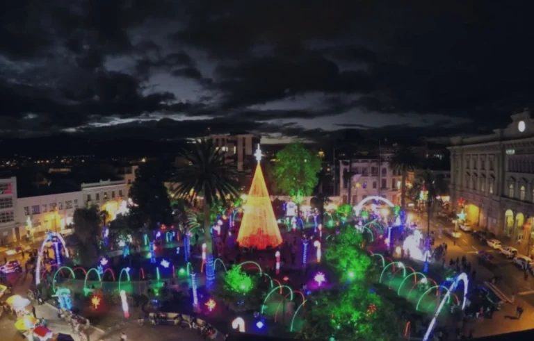 navidad en riobamba, ecuador