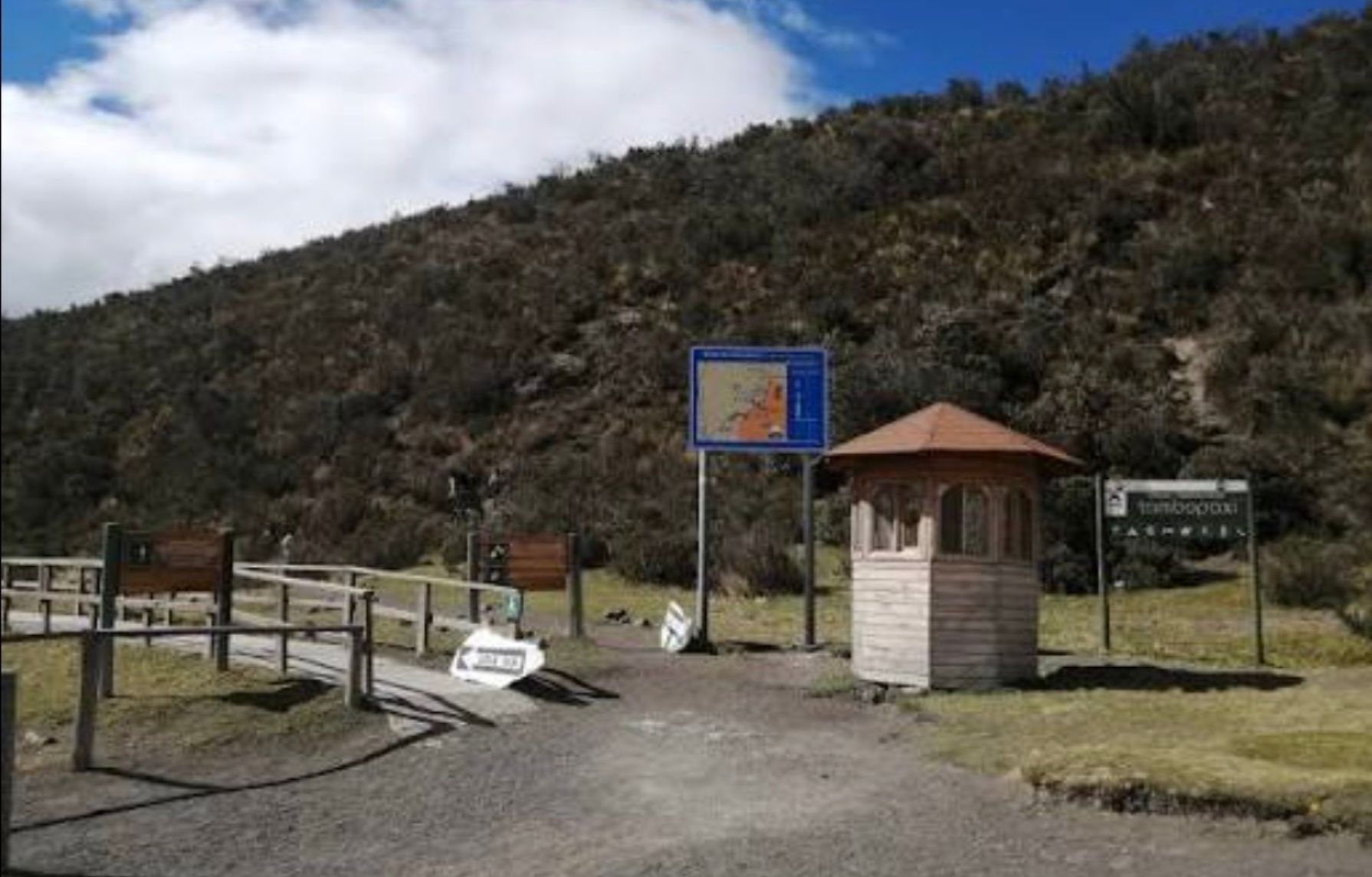 ruta de acceso al volcán chimborazo