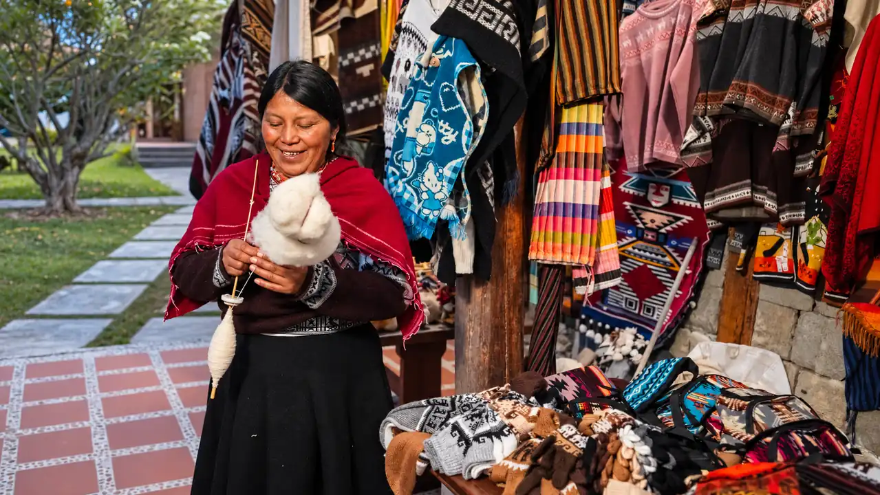 mercado de la sierra central ecuatoriana