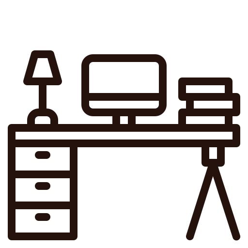 Escritorio y teléfono